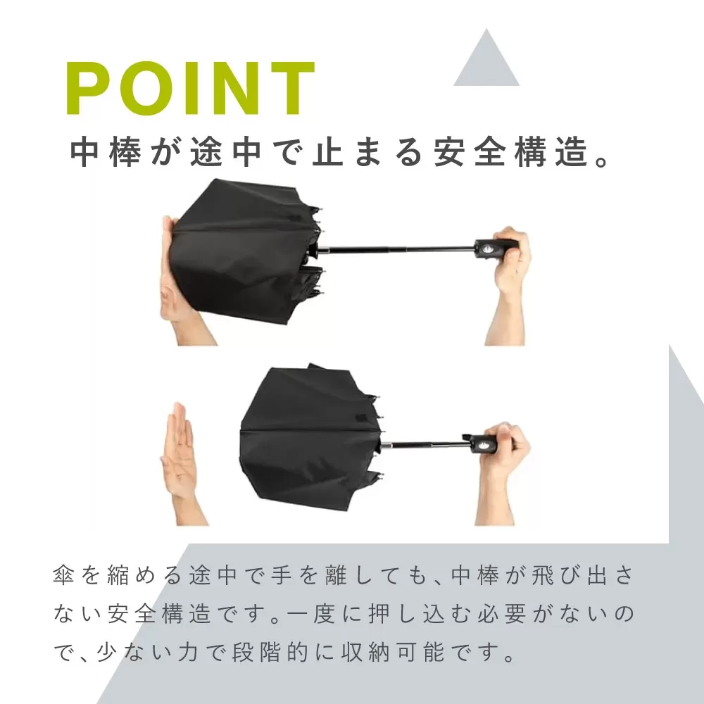 晴雨兼用　自動開閉傘　55cm