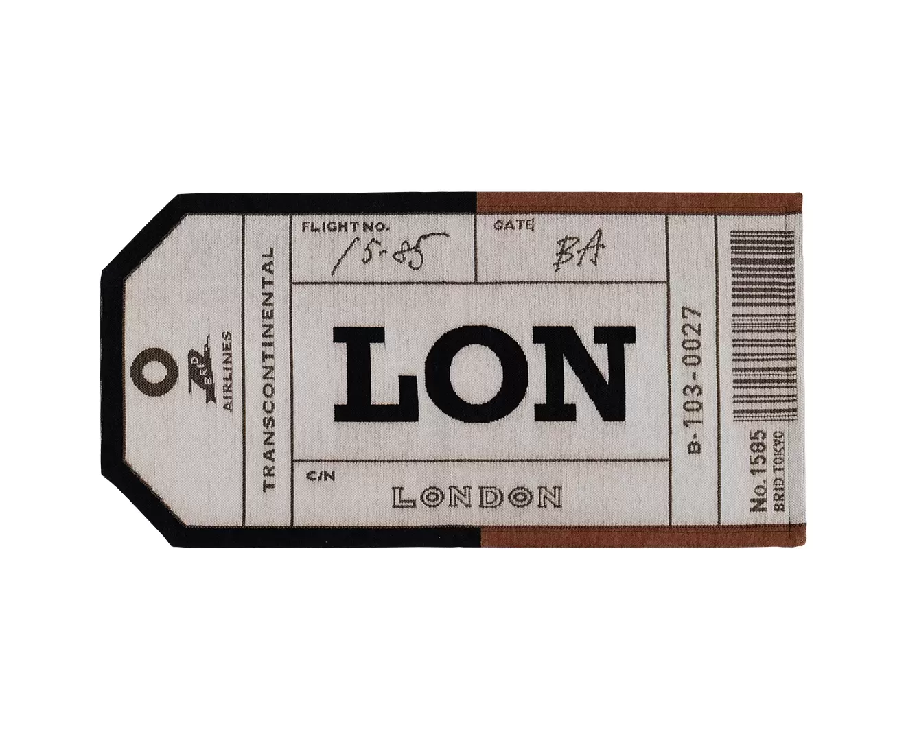 001483 BAGGAGE TAG RUG