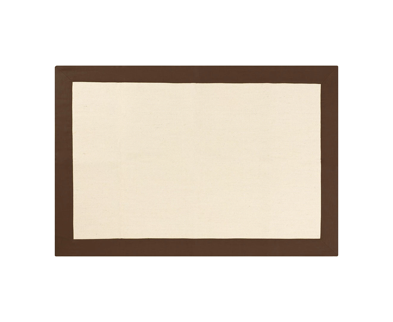 001458 Olika LINEN FRAME RUG 90×130
