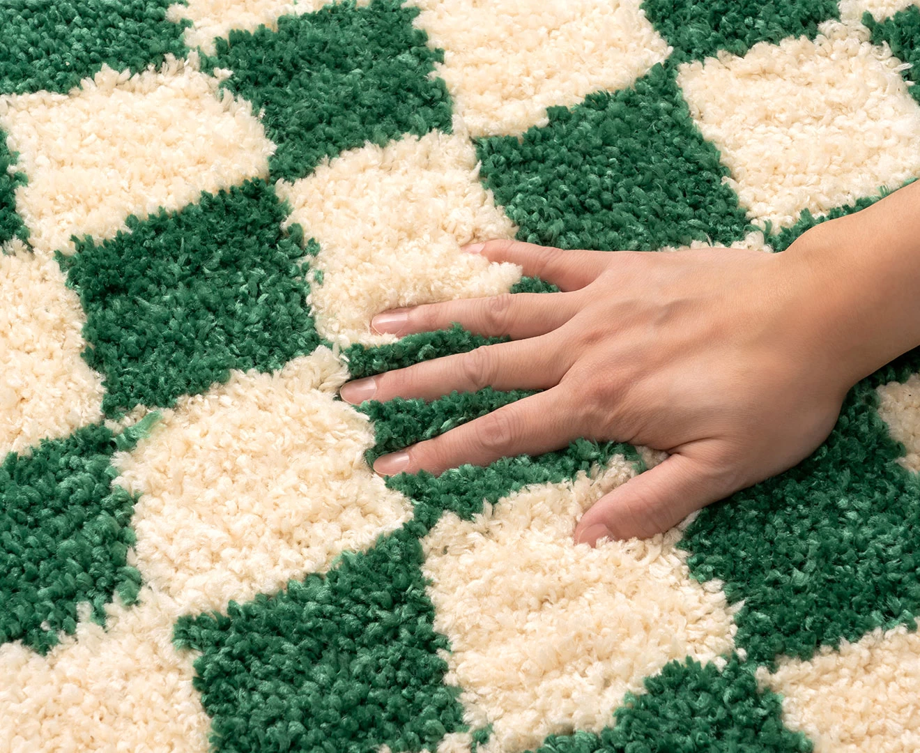 001461 Morocco CHECKER RUG 90×130