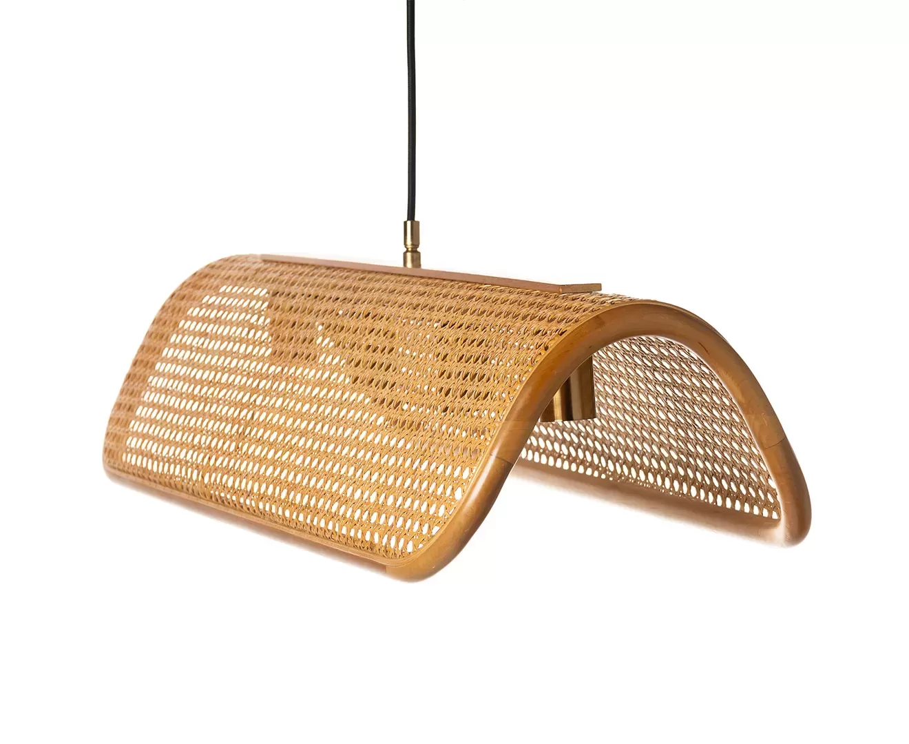 003398 RATTAN PENDANT LAMP 4BULB （電球なし）