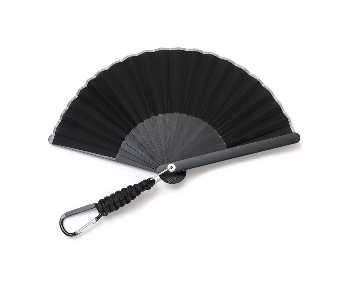アウトドア扇子　カラビナ