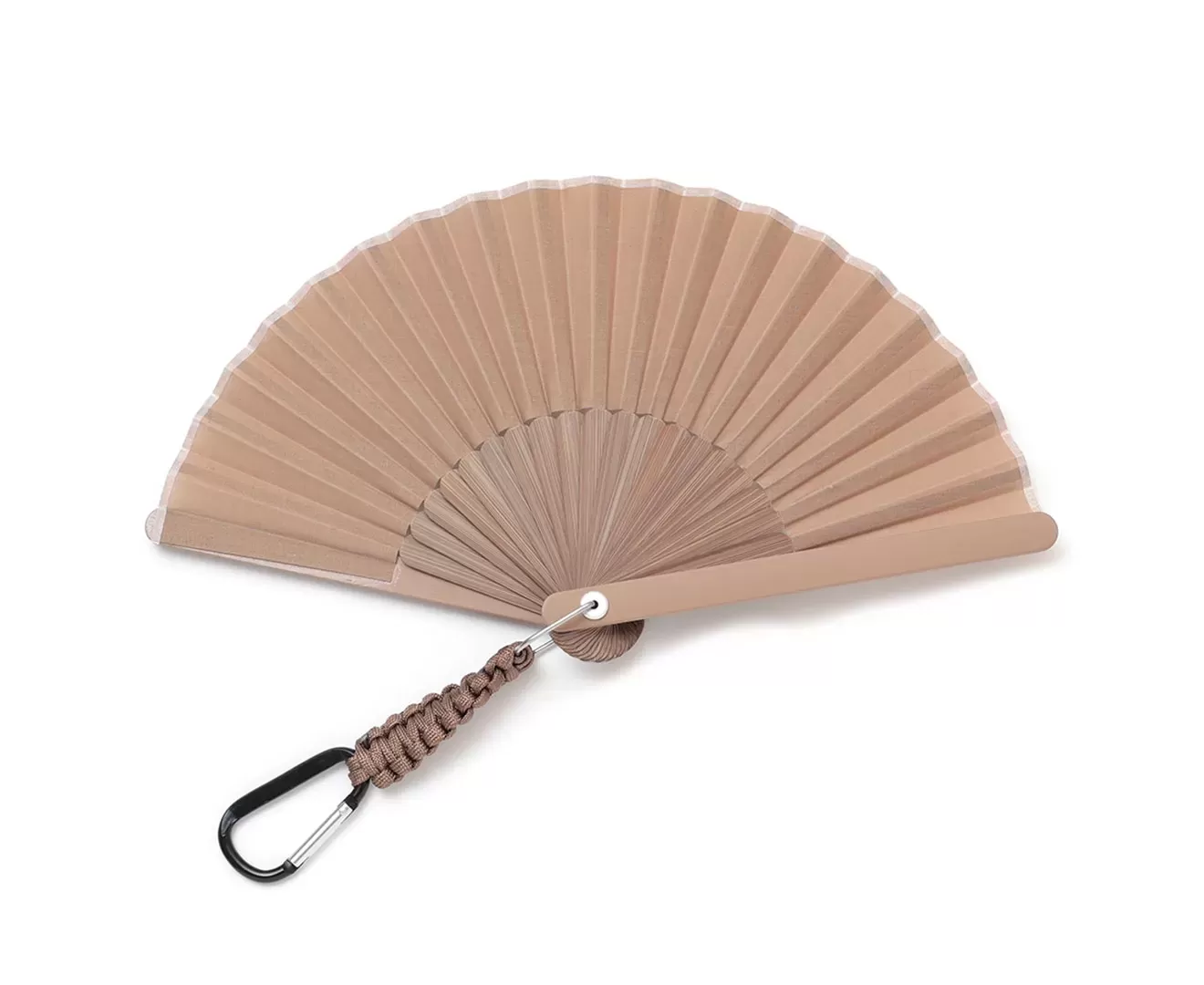 アウトドア扇子　カラビナ