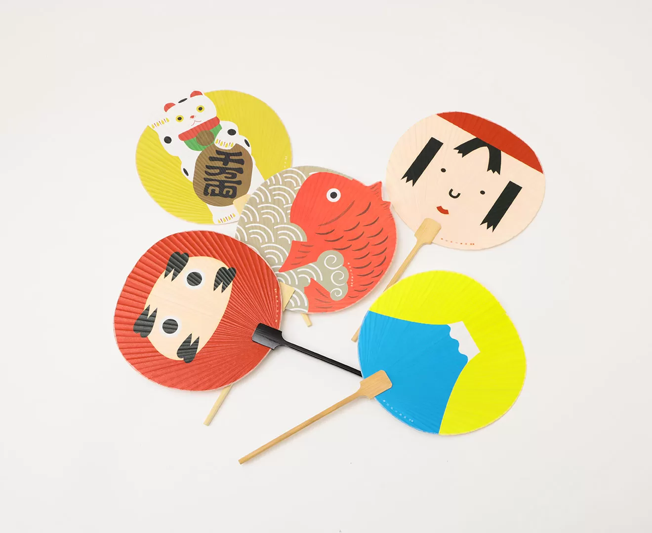 縁起の良いうちわ