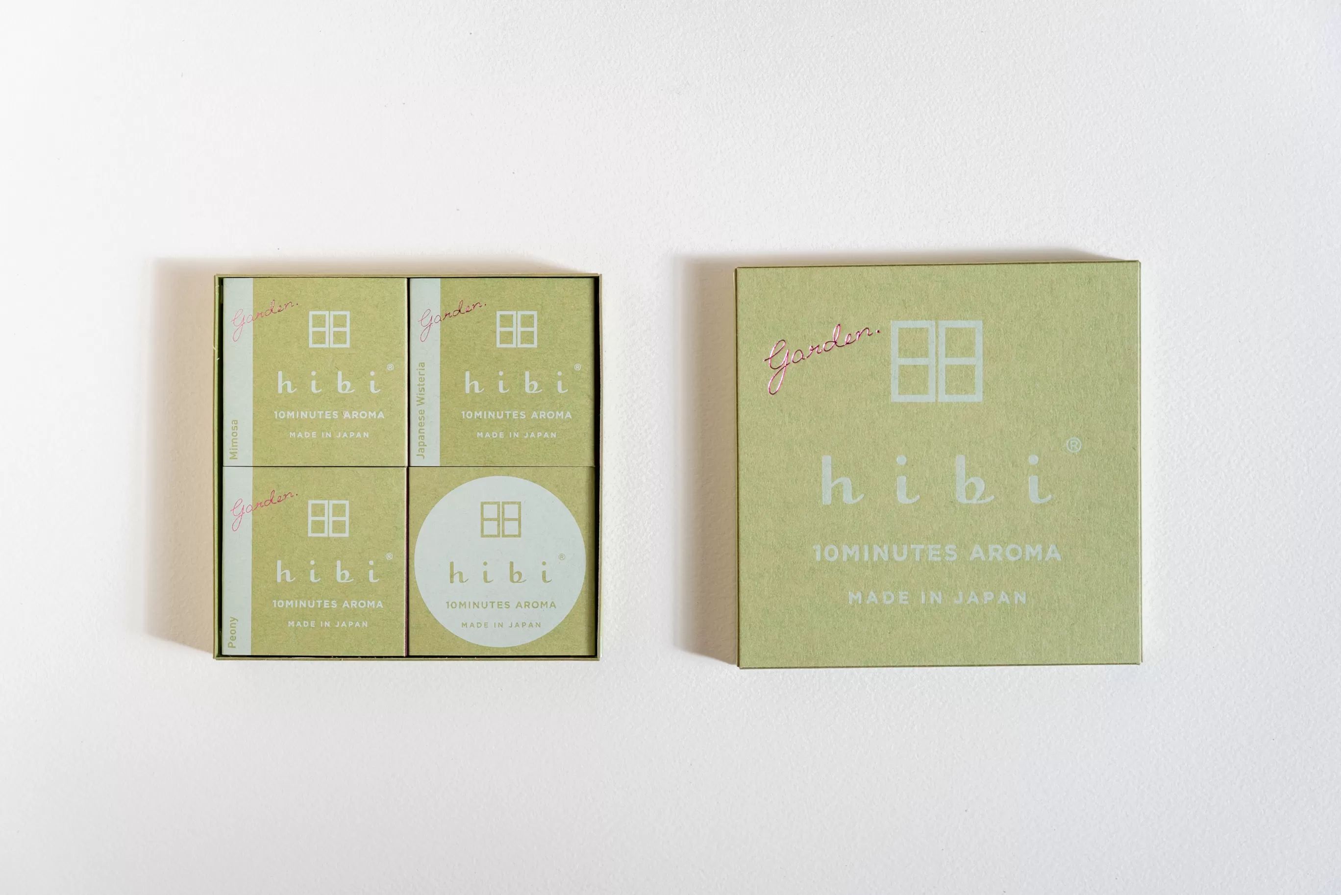 hibi garden. 3種 ギフトボックス