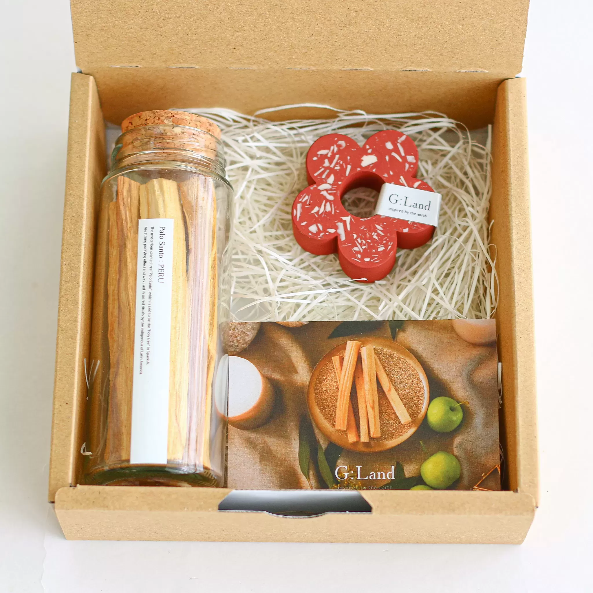 【選べるホルダー】Positive Energy Palo Santo Bottle & Eco Stone Holder set