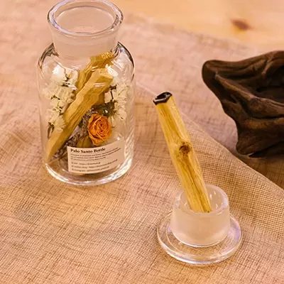 Positive Energy Palo Santo Flower Bottle