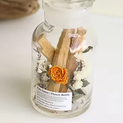 Positive Energy Palo Santo Flower Bottle