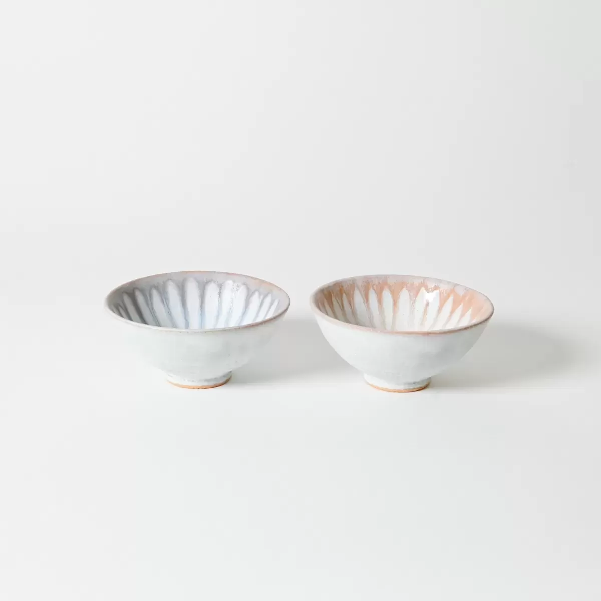 【美濃焼】正陶苑 花-撫子色（なでしこ） 茶碗　ピンク Φ12cm