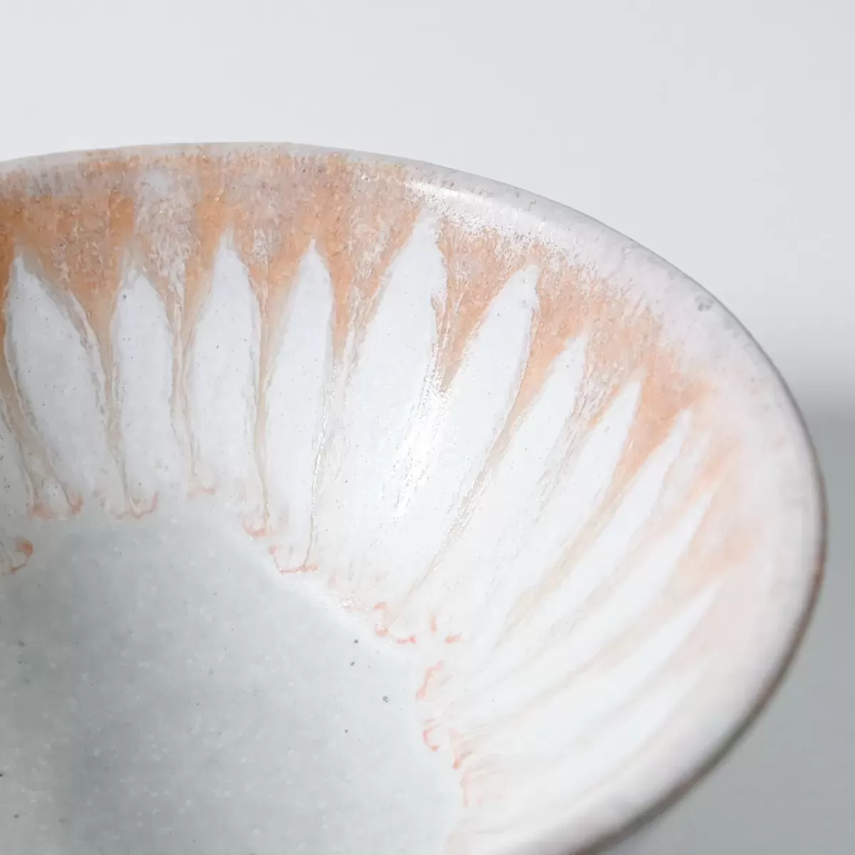 【美濃焼】正陶苑 花-撫子色（なでしこ） 茶碗　ピンク Φ12cm