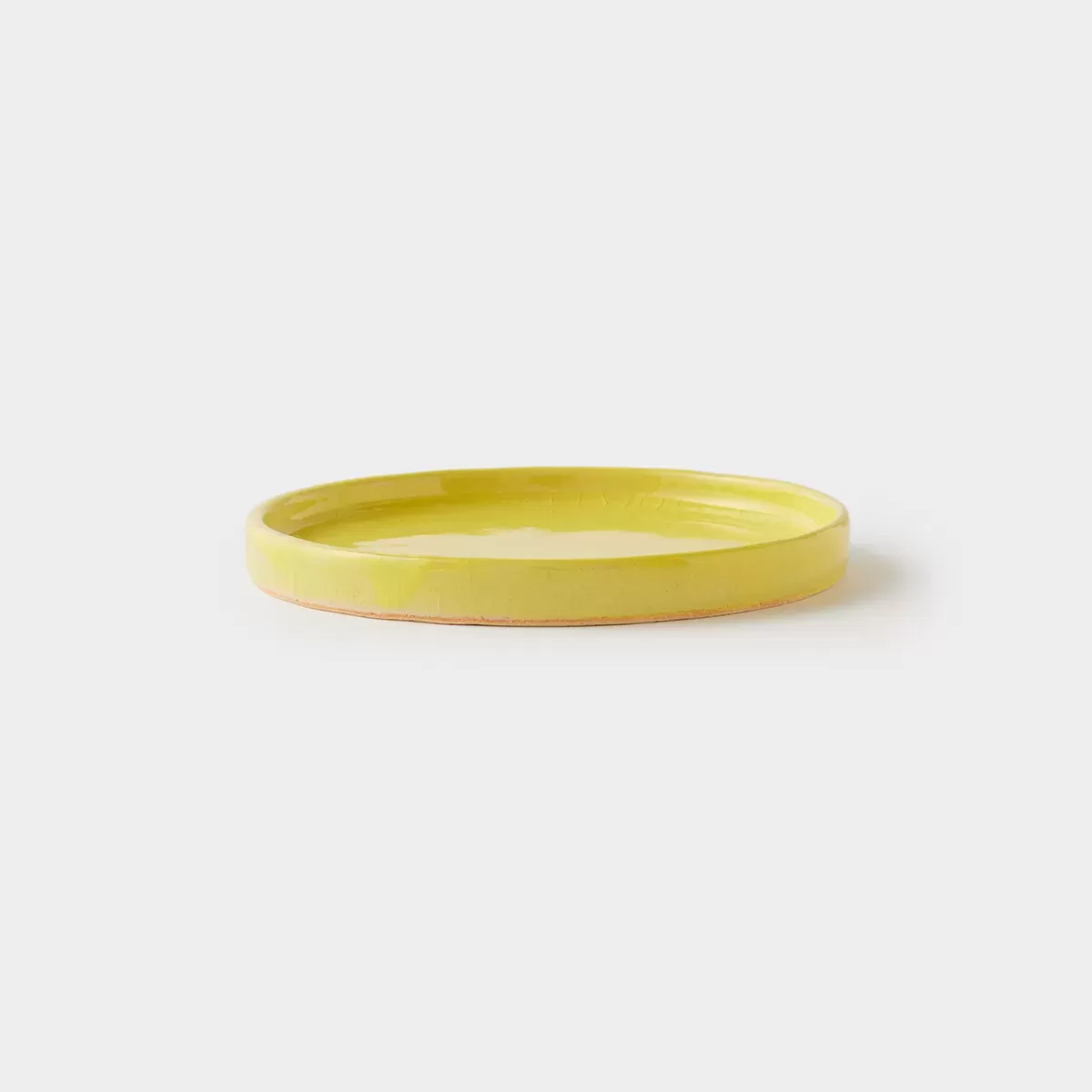 【信楽焼】OMUSUbee CRAZE オムスビー クレイズ 切立皿 15.5cm  イエロー