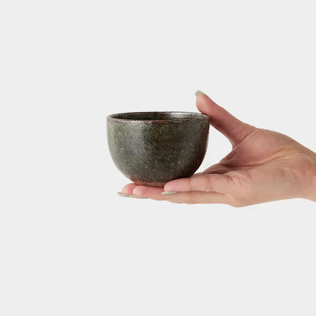 【信楽焼】信楽四季彩陶 －大寒　小鉢　霜柱（しもばしら） φ8cm