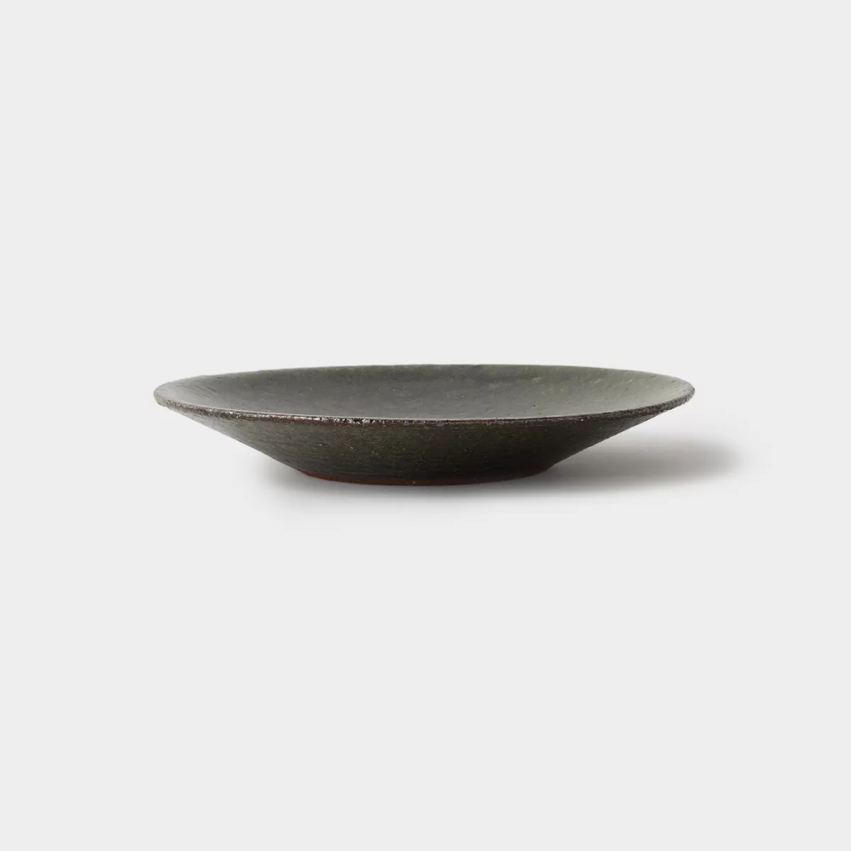 【信楽焼】信楽四季彩陶 －大寒　プレート　霜柱（しもばしら） φ25.5cm