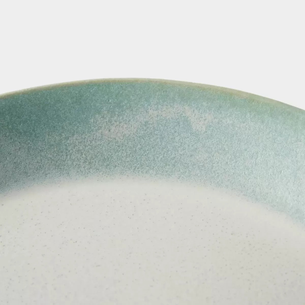 【信楽焼】信楽四季彩陶 －冬至　平皿　粉雪（こなゆき） φ18.8cm