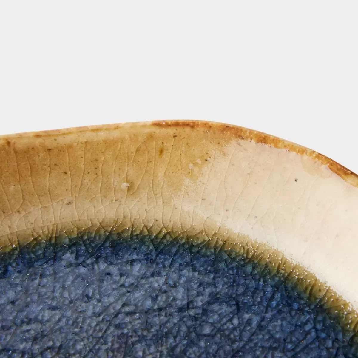 【信楽焼】信楽四季彩陶 －小暑　平皿　朝凪 （あさなぎ） φ18.8cm