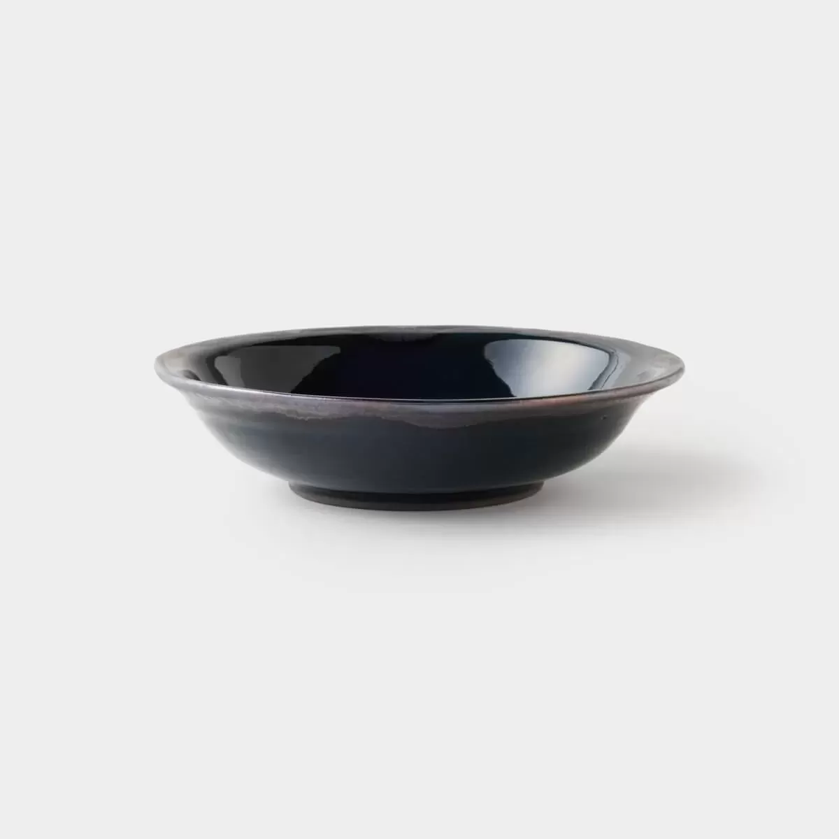 【信楽焼】信楽四季彩陶 －小暑　中深皿　翠雨 （すいう） φ20cm
