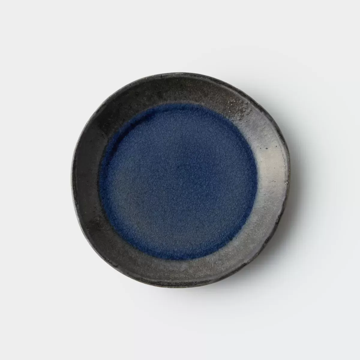 【信楽焼】信楽四季彩陶 －清明　平皿　朧月 （おぼろづき） φ18.8cm