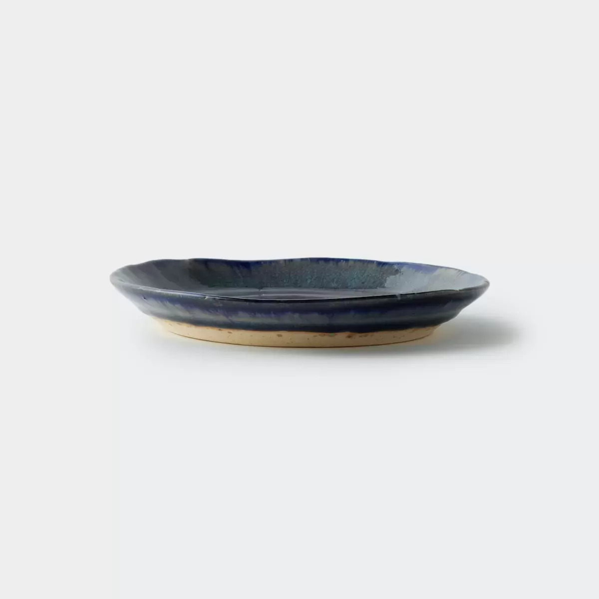 【信楽焼】信楽四季彩陶 －清明　平皿　弥生 （やよい） φ18.8cm