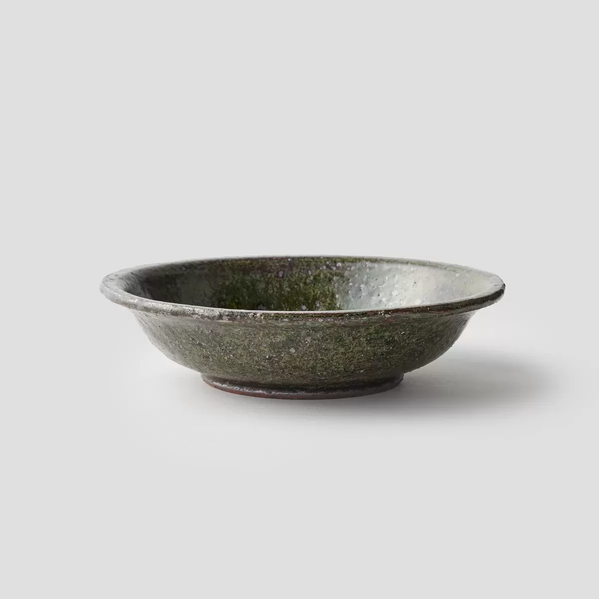 【信楽焼】信楽四季彩陶 －小寒　中深皿　霜柱（しもばしら） φ20cm