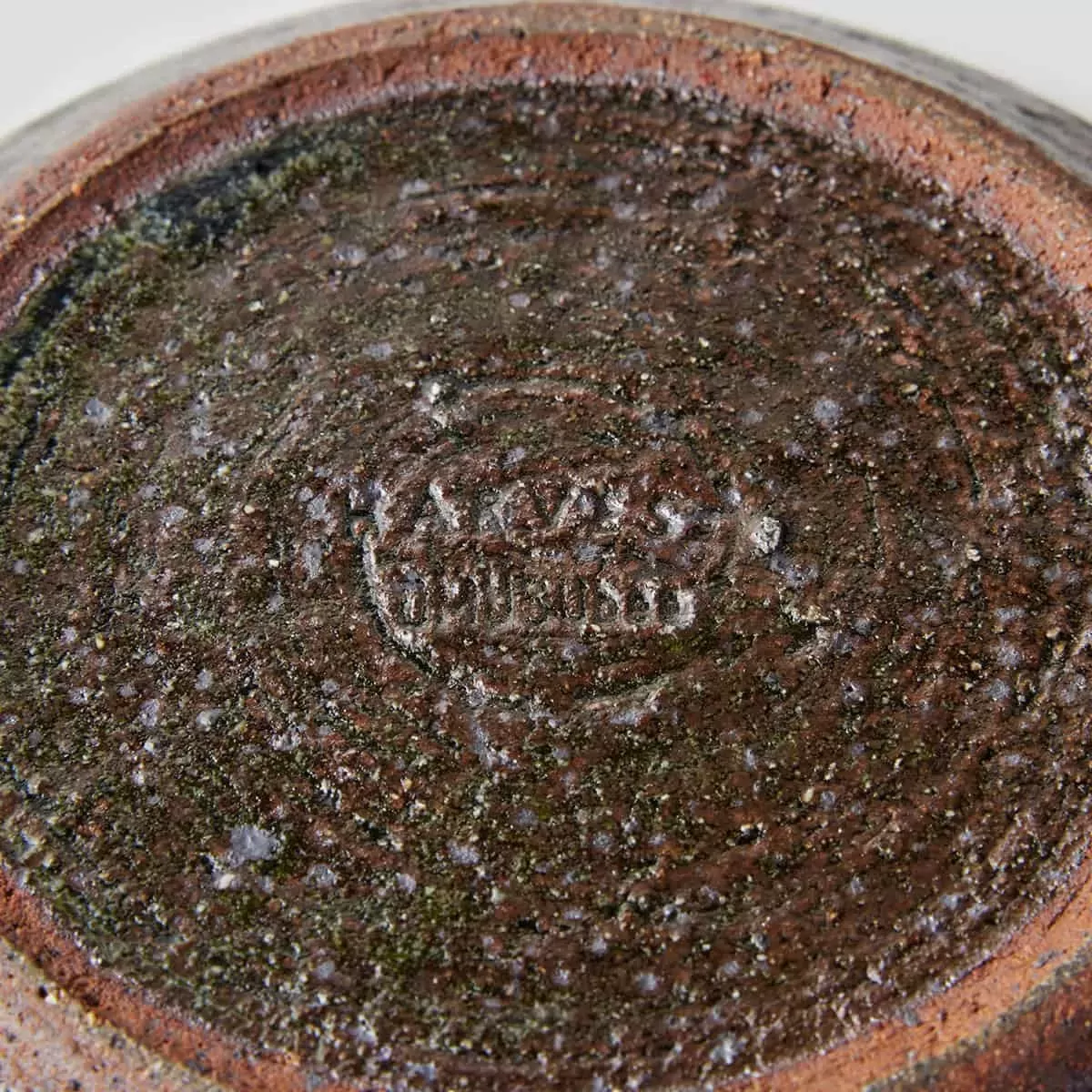 【信楽焼】信楽四季彩陶 －小寒　平皿　霜柱（しもばしら） φ18.8cm