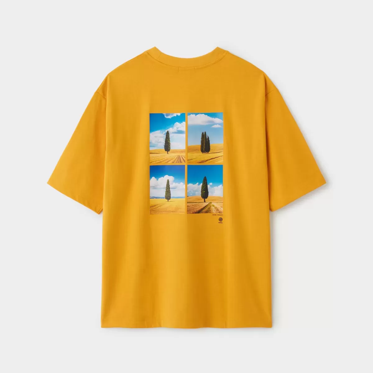 【SATOMI YAMAUCHI】WHEREABOUTS II Relaxed fit T-shirts 【B】マスタード