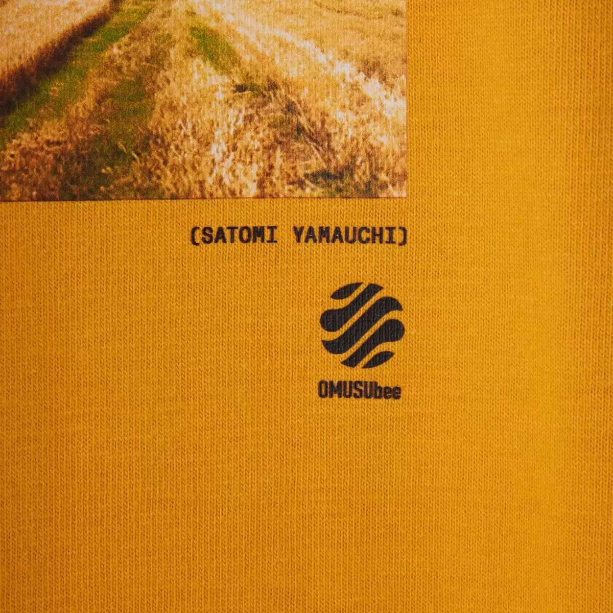 【SATOMI YAMAUCHI】WHEREABOUTS II Relaxed fit T-shirts 【B】マスタード