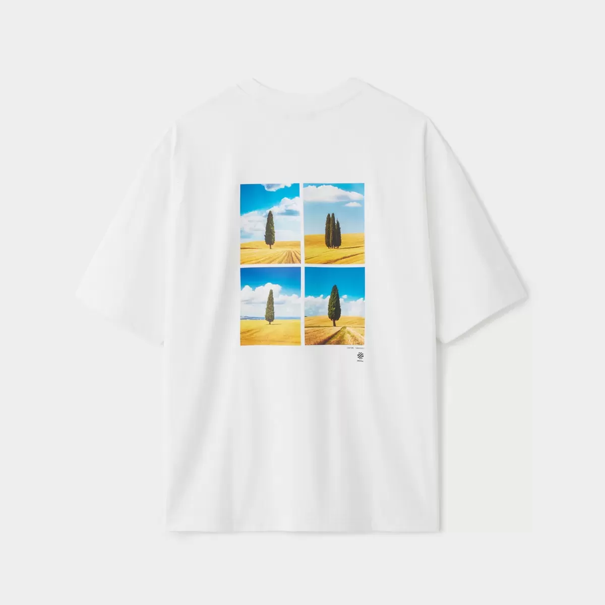 【SATOMI YAMAUCHI】WHEREABOUTS II Relaxed fit T-shirts 【B】ホワイト