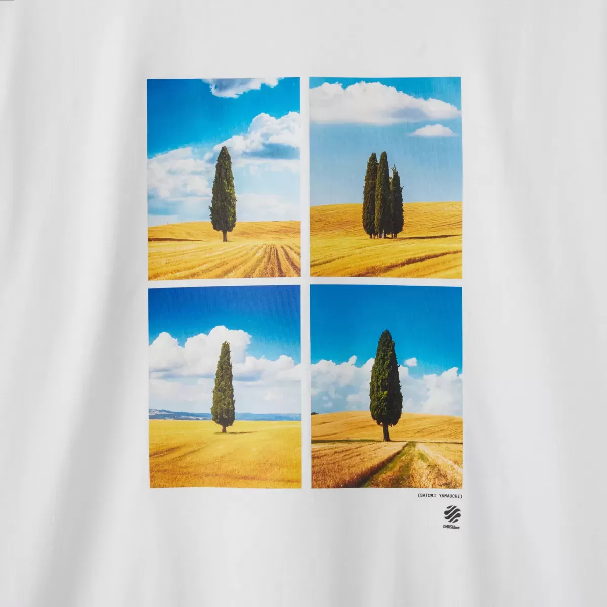 【SATOMI YAMAUCHI】WHEREABOUTS II Relaxed fit T-shirts 【B】ホワイト
