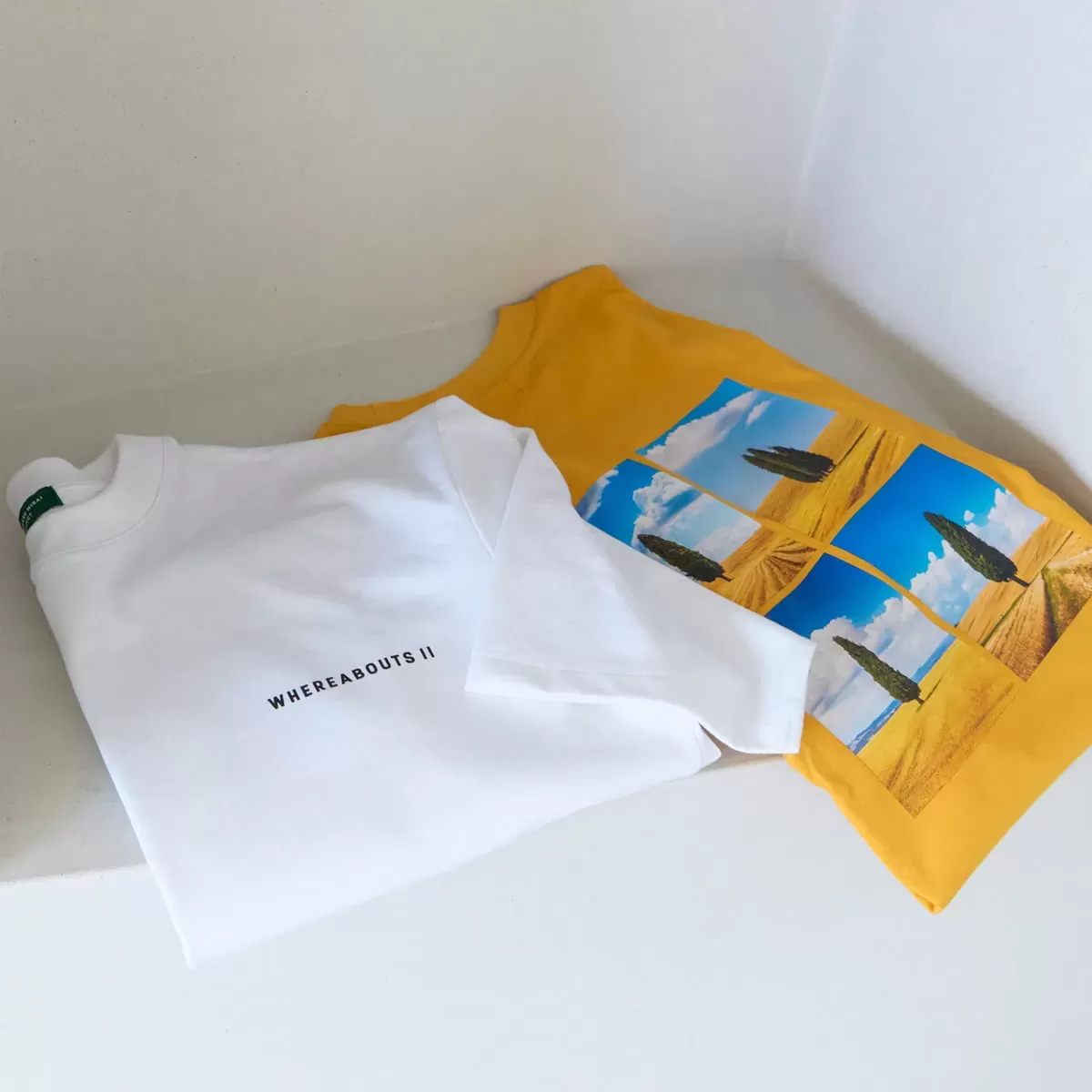 【SATOMI YAMAUCHI】WHEREABOUTS II Relaxed fit T-shirts 【B】ホワイト