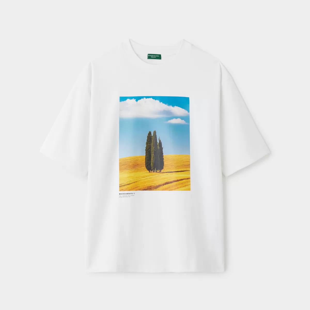 【SATOMI YAMAUCHI】WHEREABOUTS II Relaxed fit T-shirts 【A】ホワイト