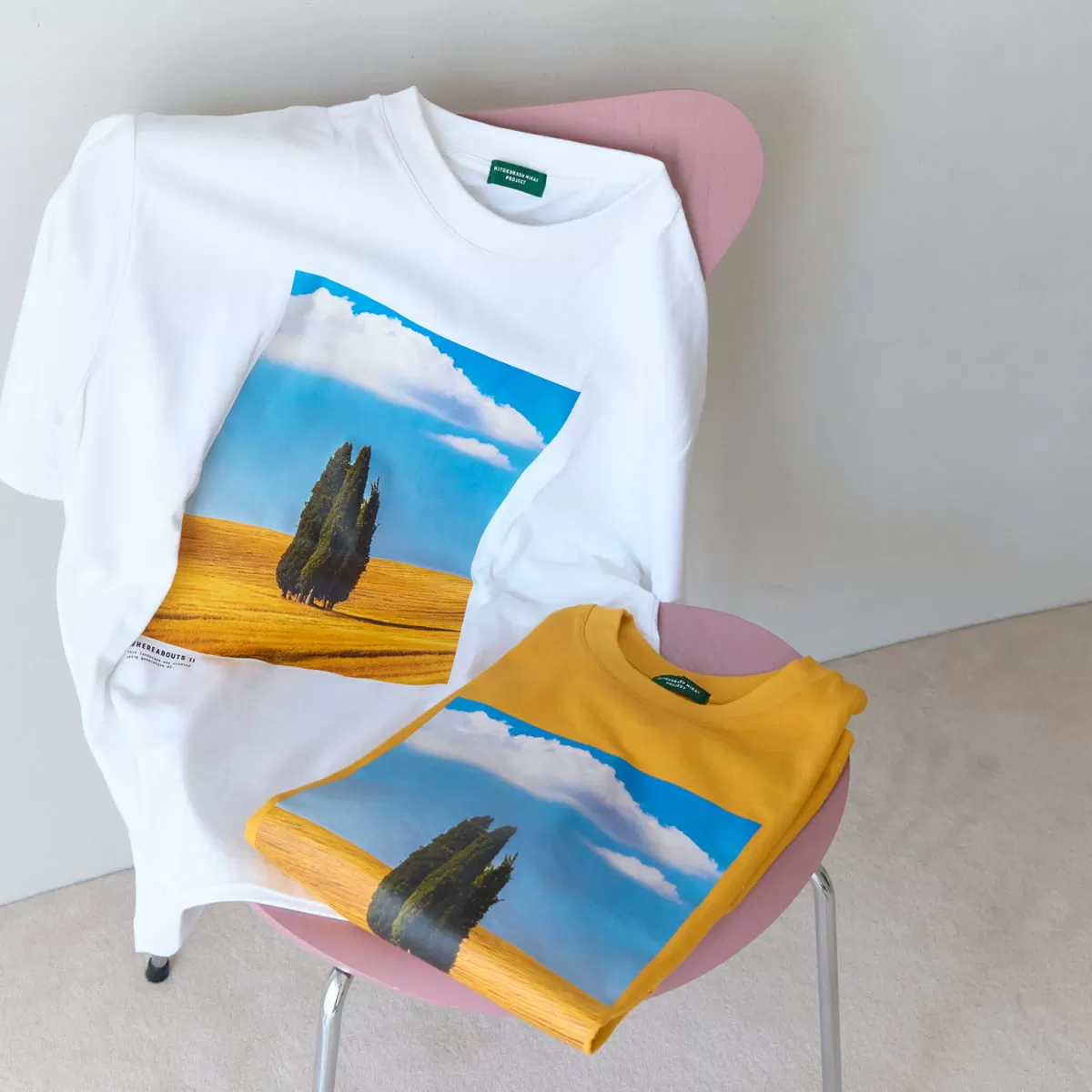 【SATOMI YAMAUCHI】WHEREABOUTS II Relaxed fit T-shirts 【A】ホワイト