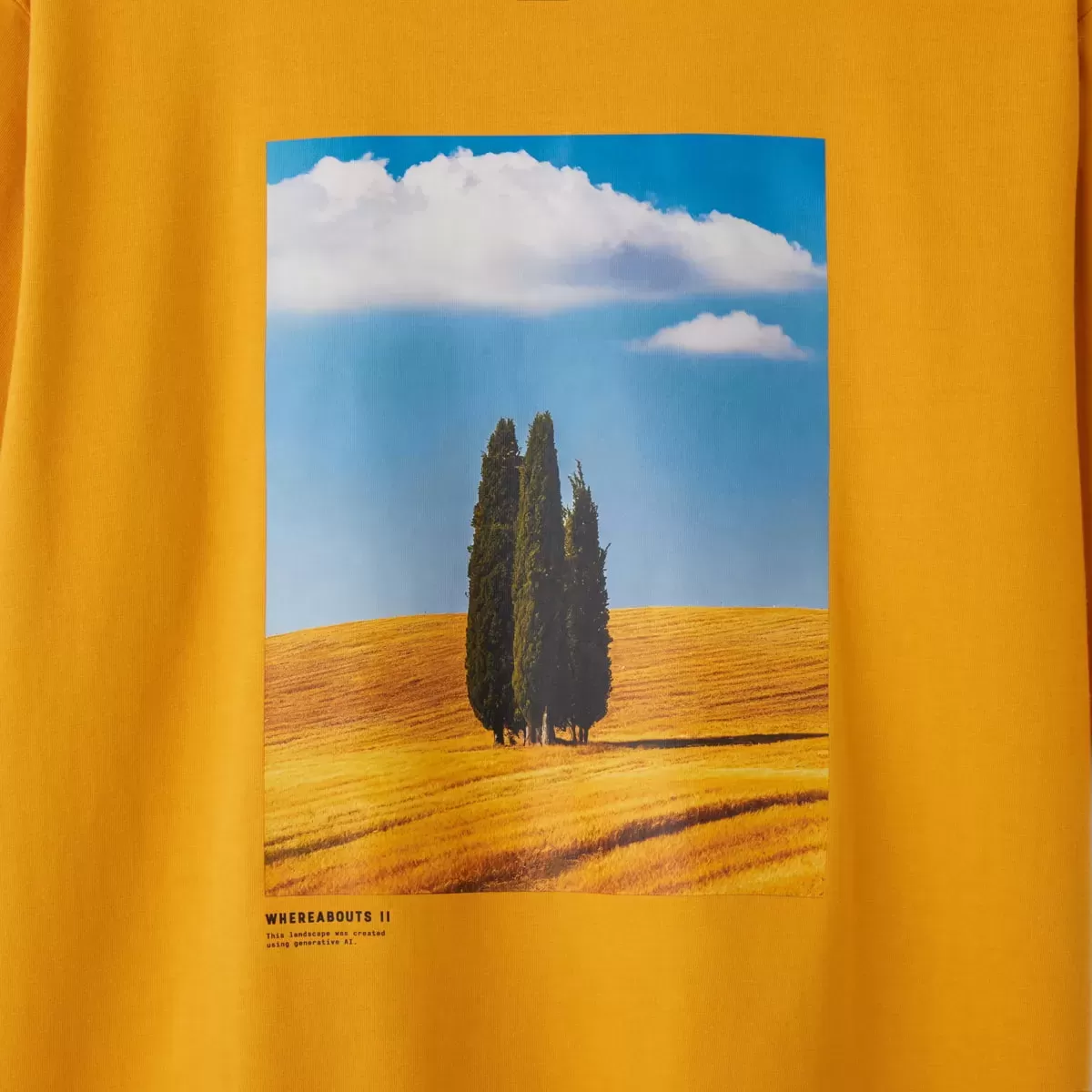 【SATOMI YAMAUCHI】WHEREABOUTS II Relaxed fit T-shirts 【A】マスタード