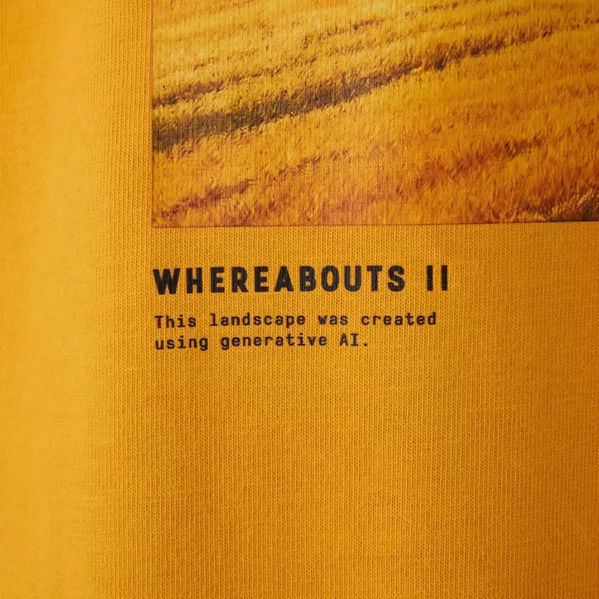 【SATOMI YAMAUCHI】WHEREABOUTS II Relaxed fit T-shirts 【A】マスタード