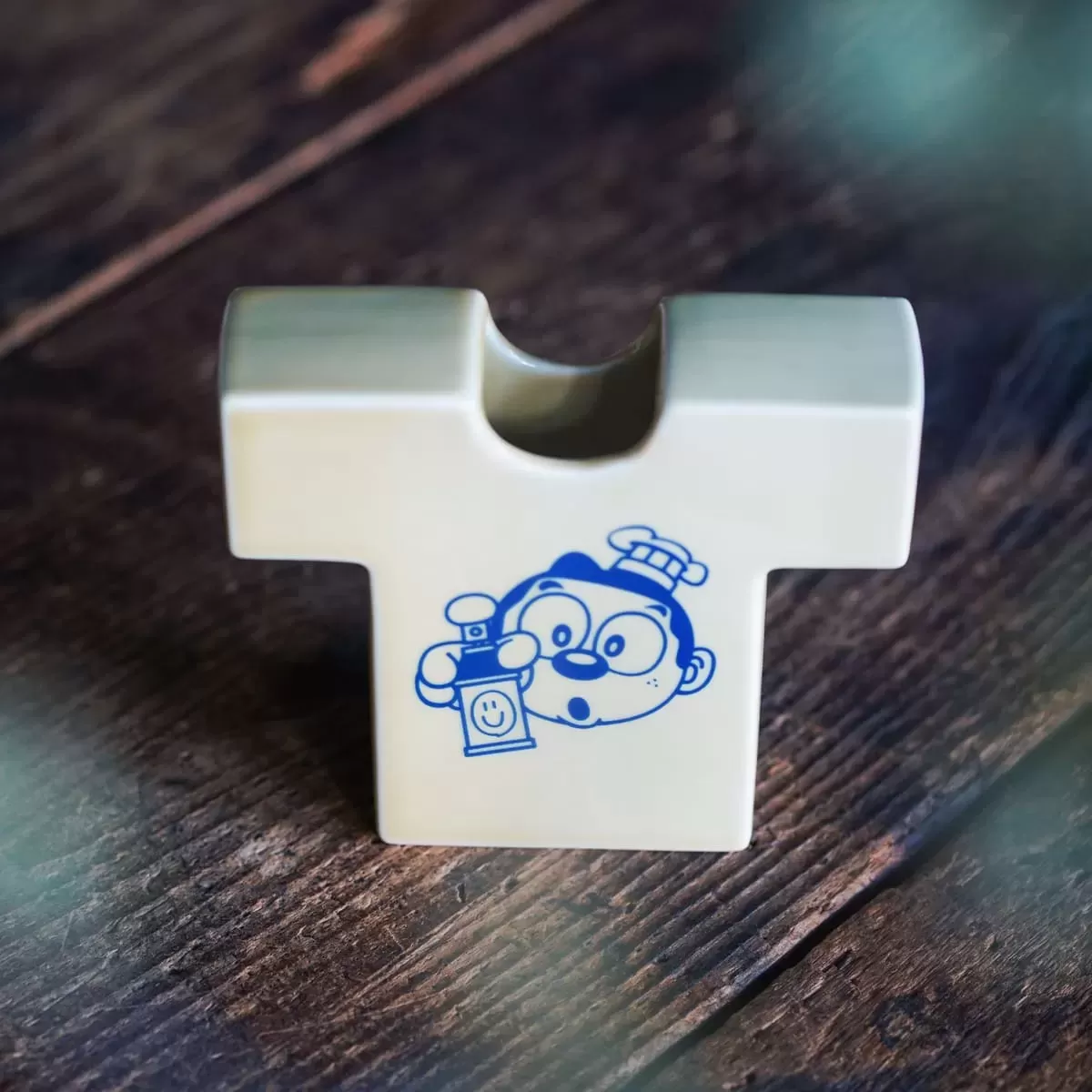 【波佐見焼】COOK×TALKY×ORIGAMI SENDAI ×OMUSUbee フラワーベース ベージュ