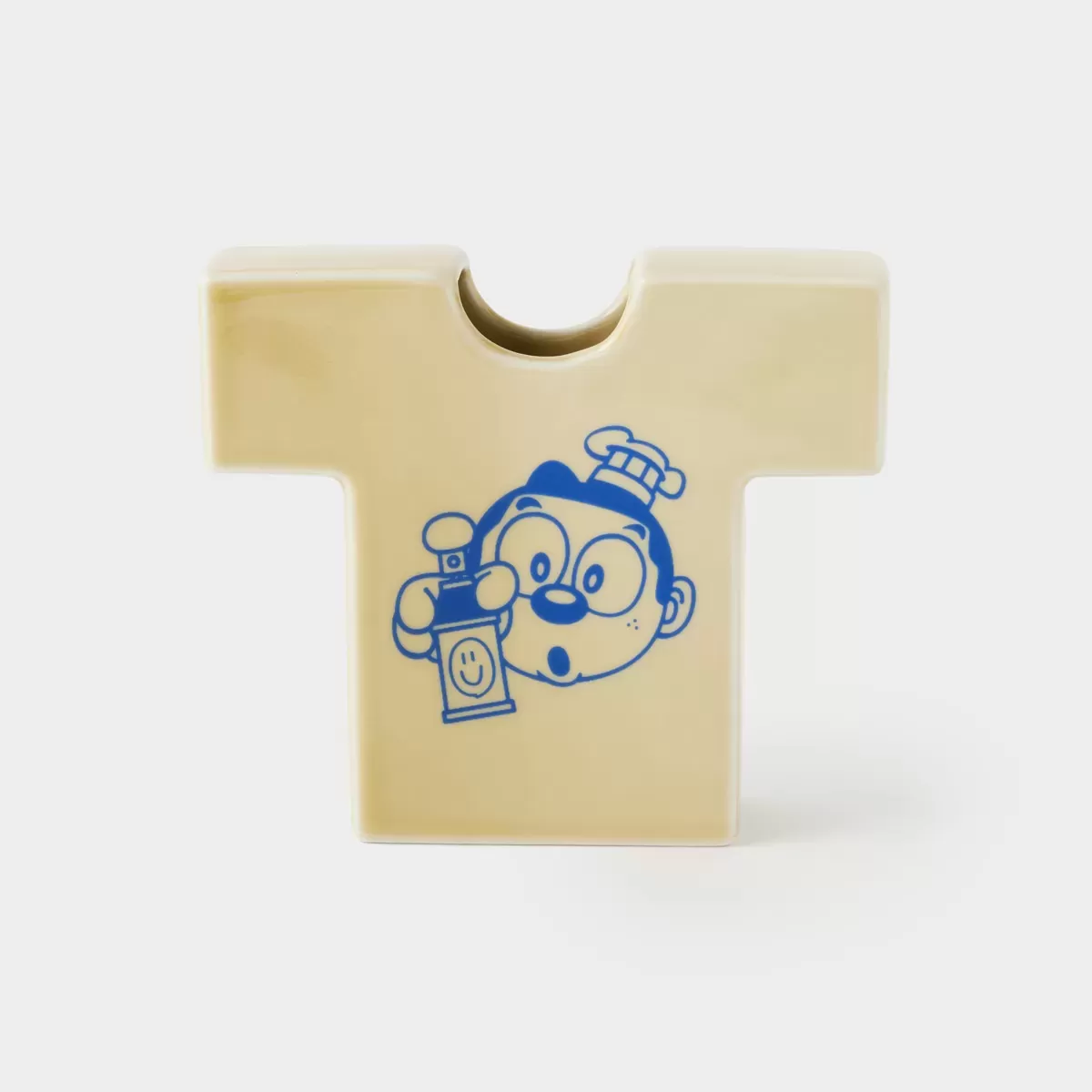 【波佐見焼】COOK×TALKY×ORIGAMI SENDAI ×OMUSUbee フラワーベース ベージュ