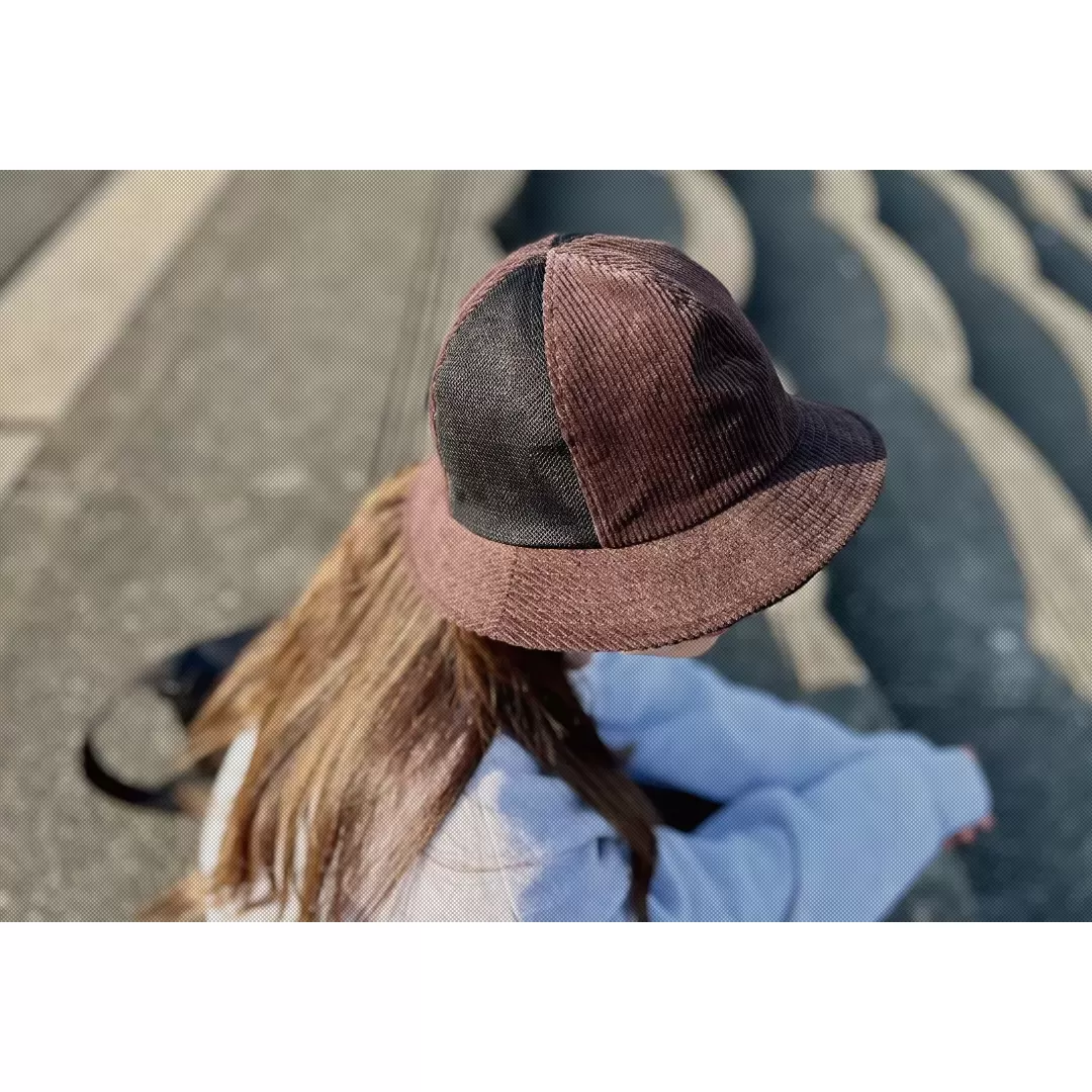 mesh panel corduroy hat : メッシュパネルコーデュロイハット