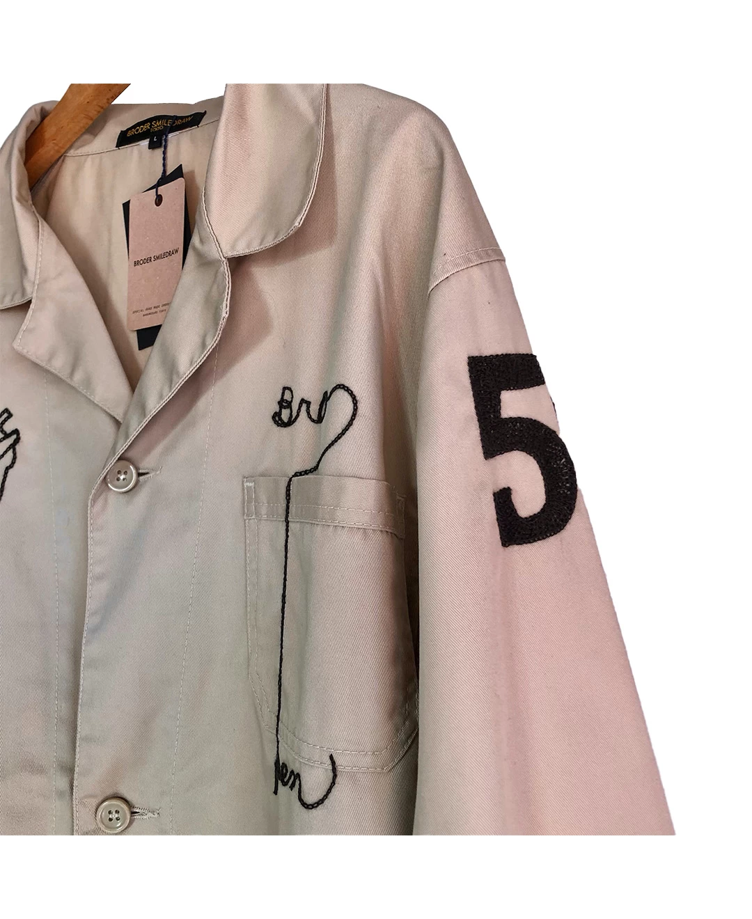 ハンドル刺繍 Engineer Coat
