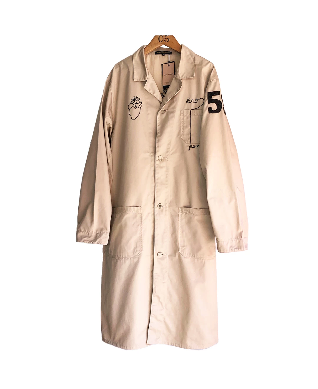 ハンドル刺繍 Engineer Coat