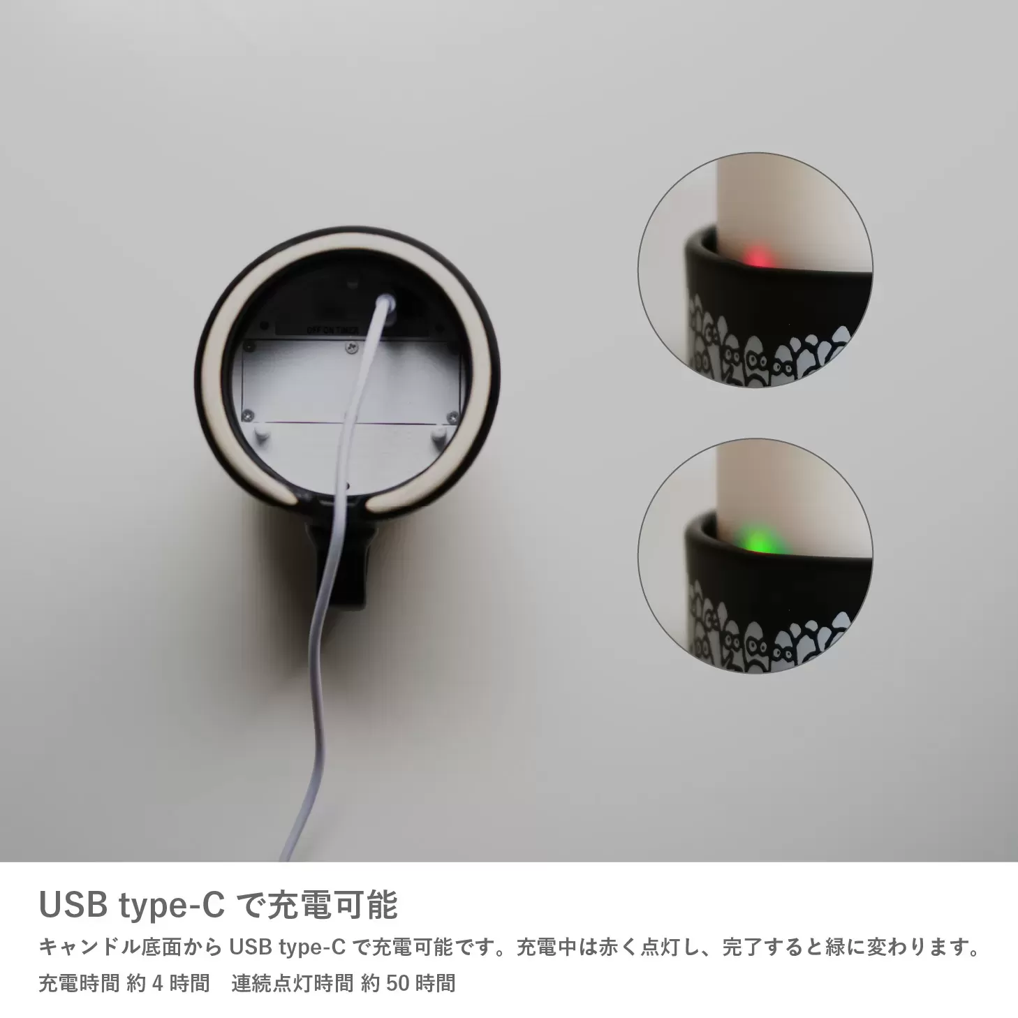 Potalu candle キャンドル ポータブルランプ