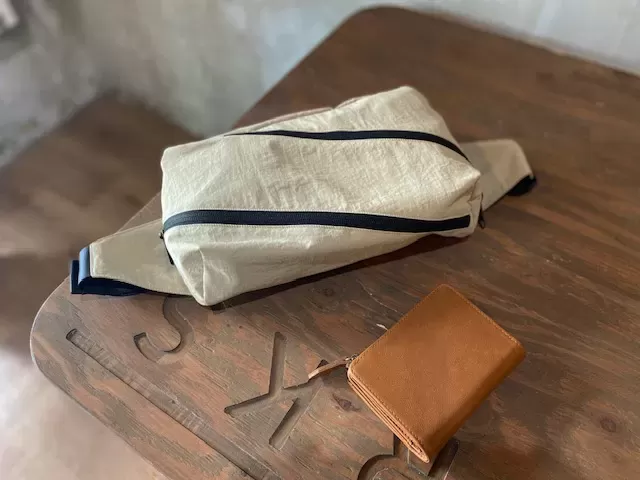 Crumple Spiral Waist Bag