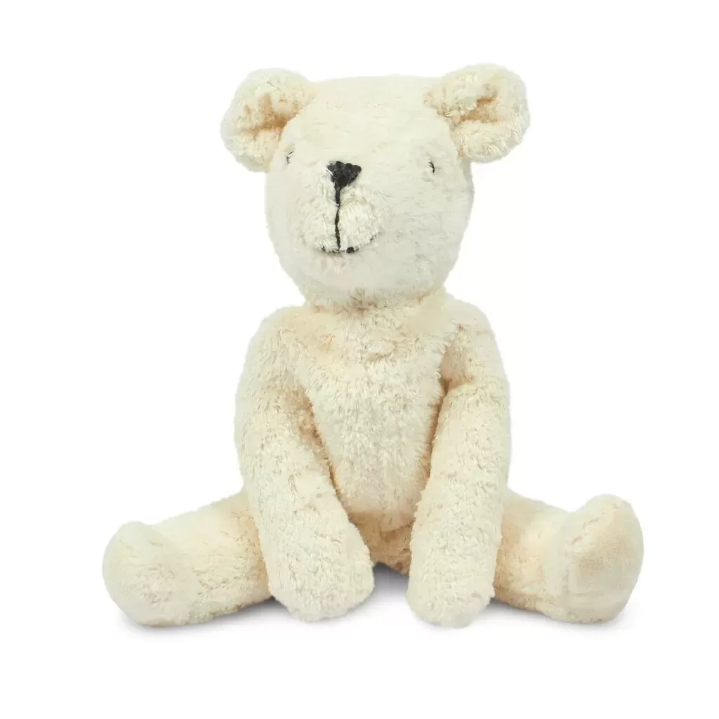 Floppy Animal Bear small / white