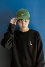 ティラノサウルスembroideryコーデュロイBBCAP