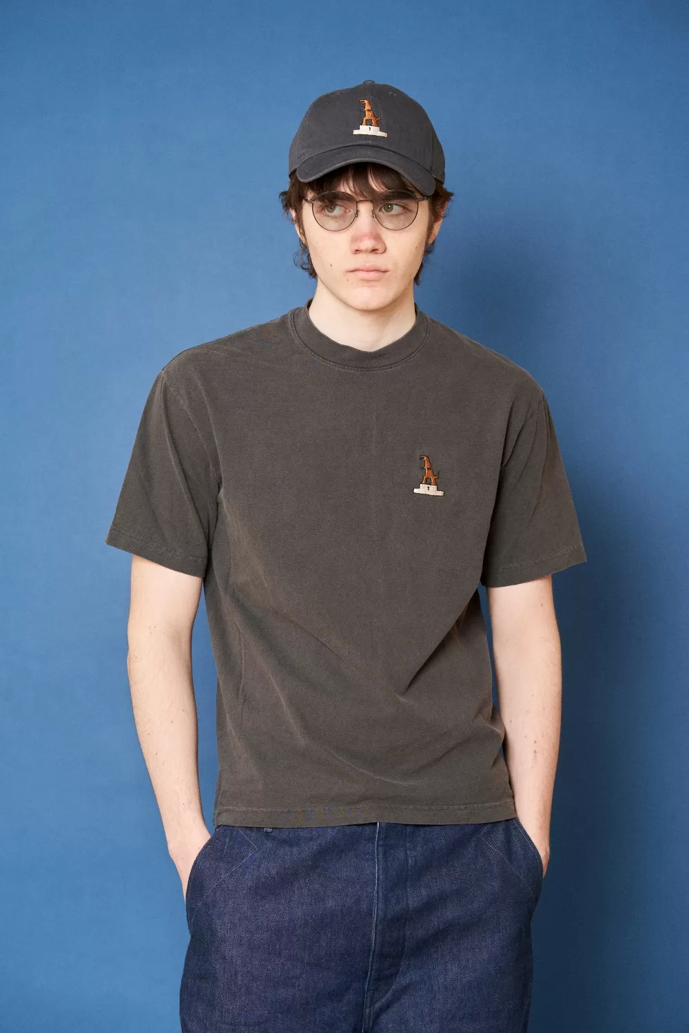 ティラノサウルスembroideryTシャツ