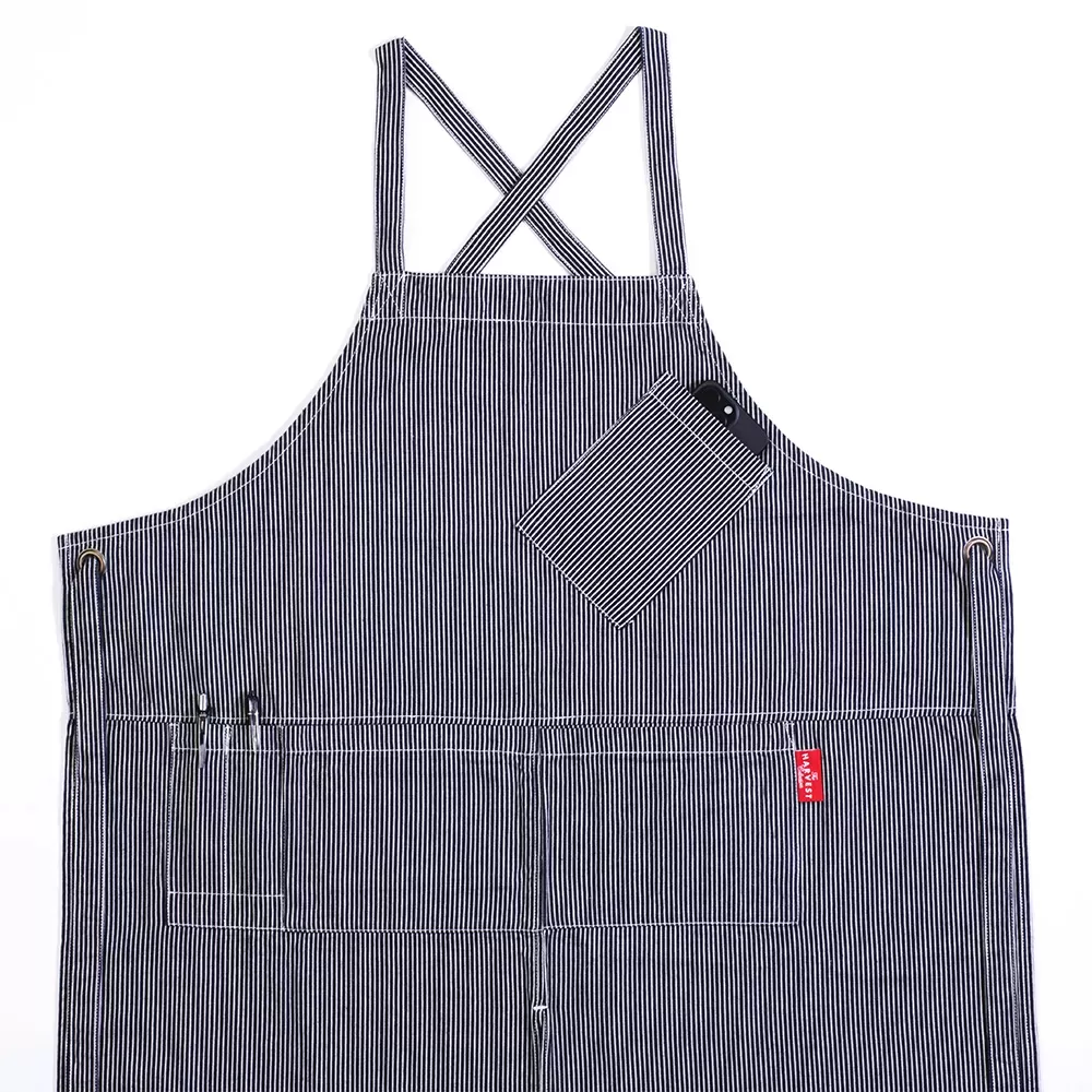 HARVEST Maker's Work Apron ヒッコリーストライプ
