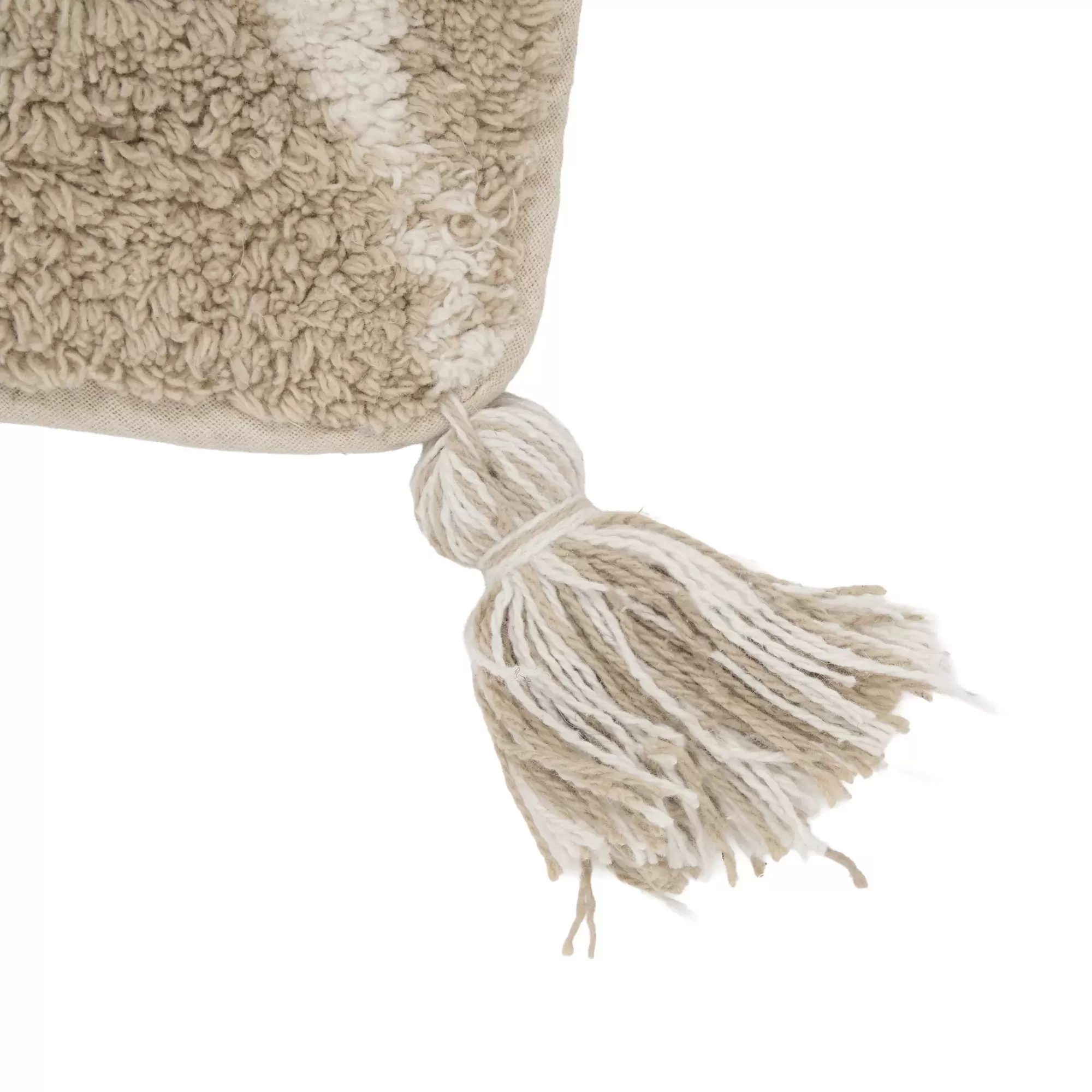 NEHA-BEIGE- CHAIR RUG ( ネハ ) 33×33cm