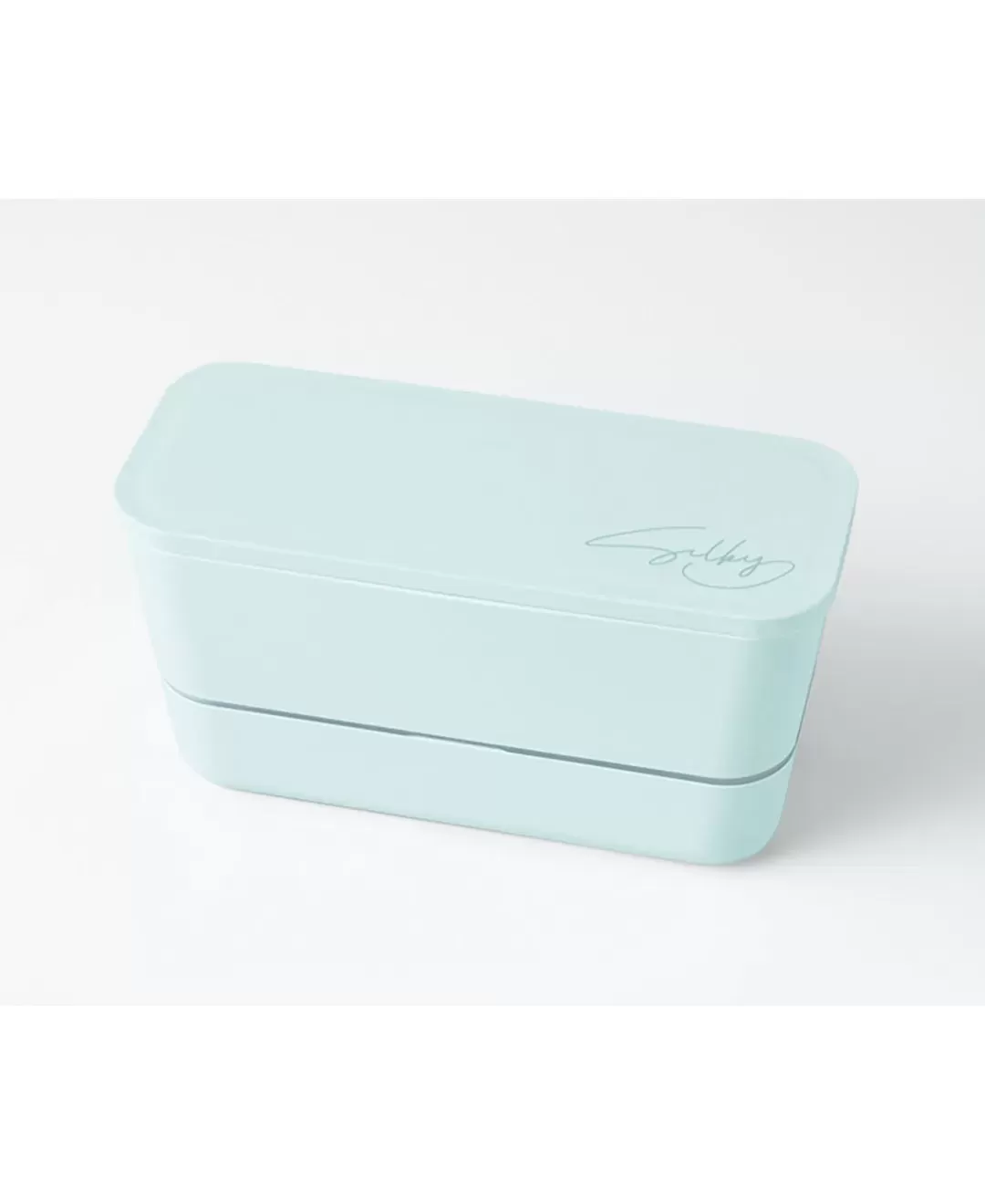 スキット シルキー スリム2段ランチ aqua blue