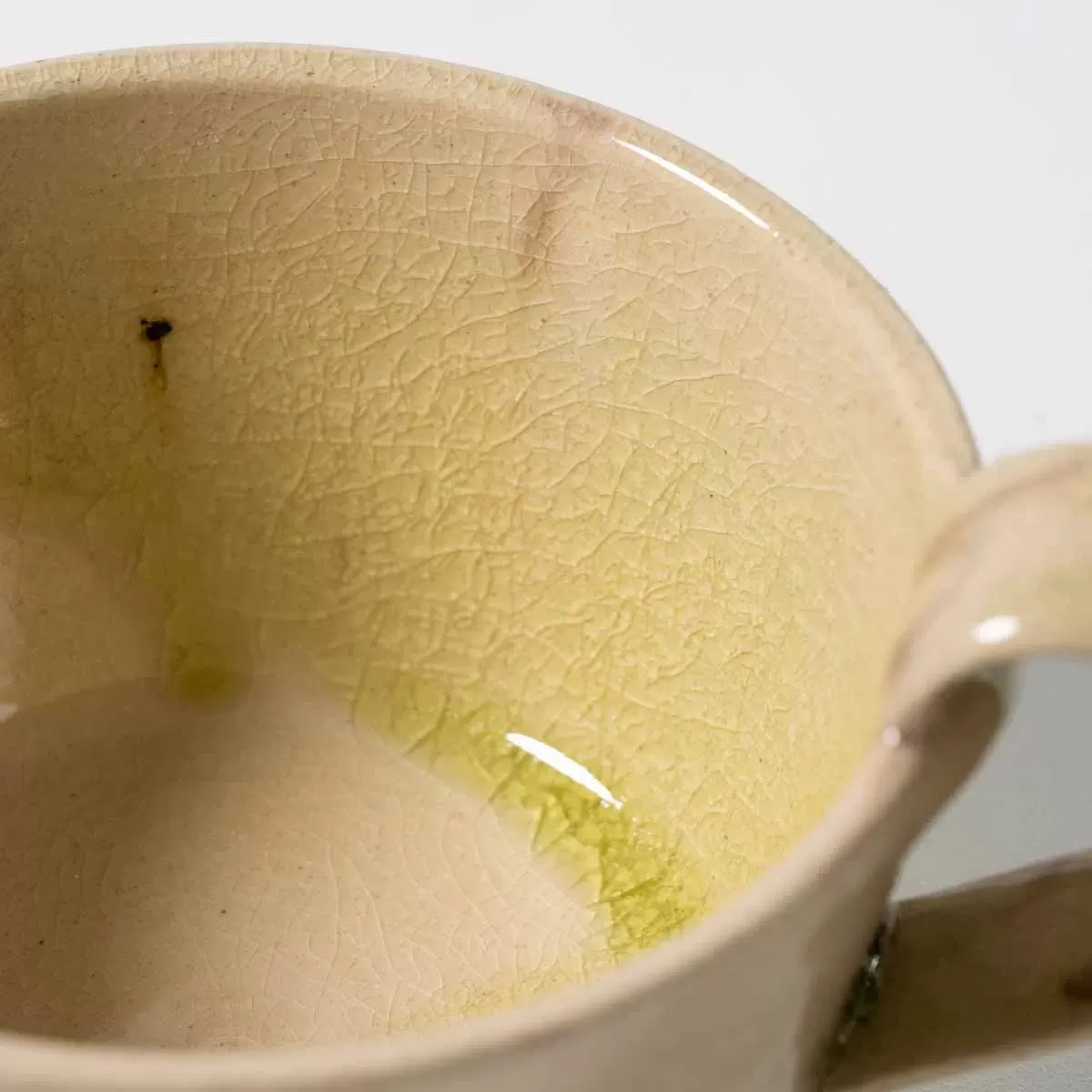 【信楽焼】信楽イマジンImagine スープカップ_クリア×茶
