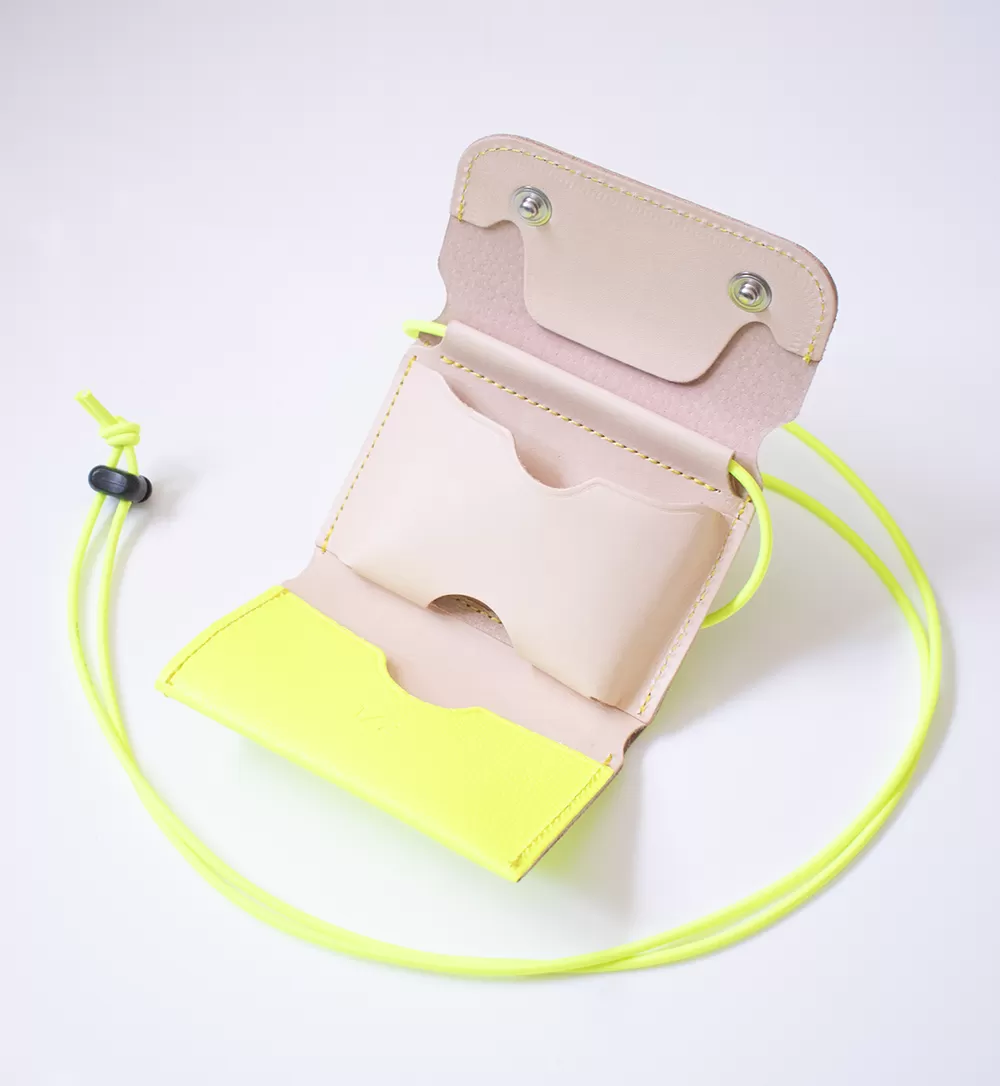 C15 shoulder compact wallet(leather)