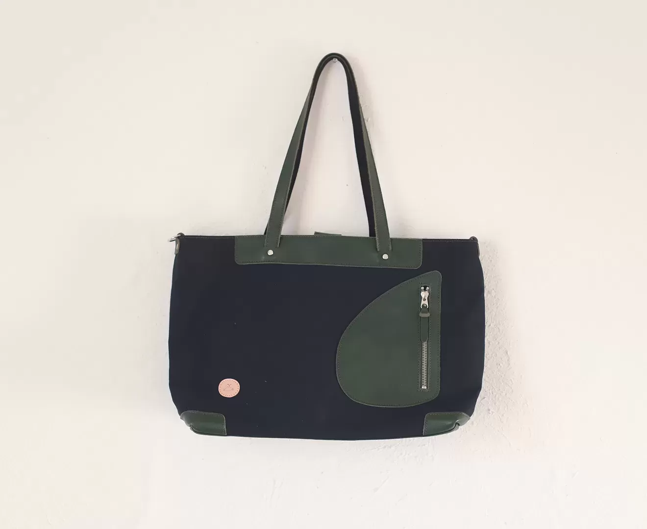 DUOトート 帆布×牛革 トートバッグ