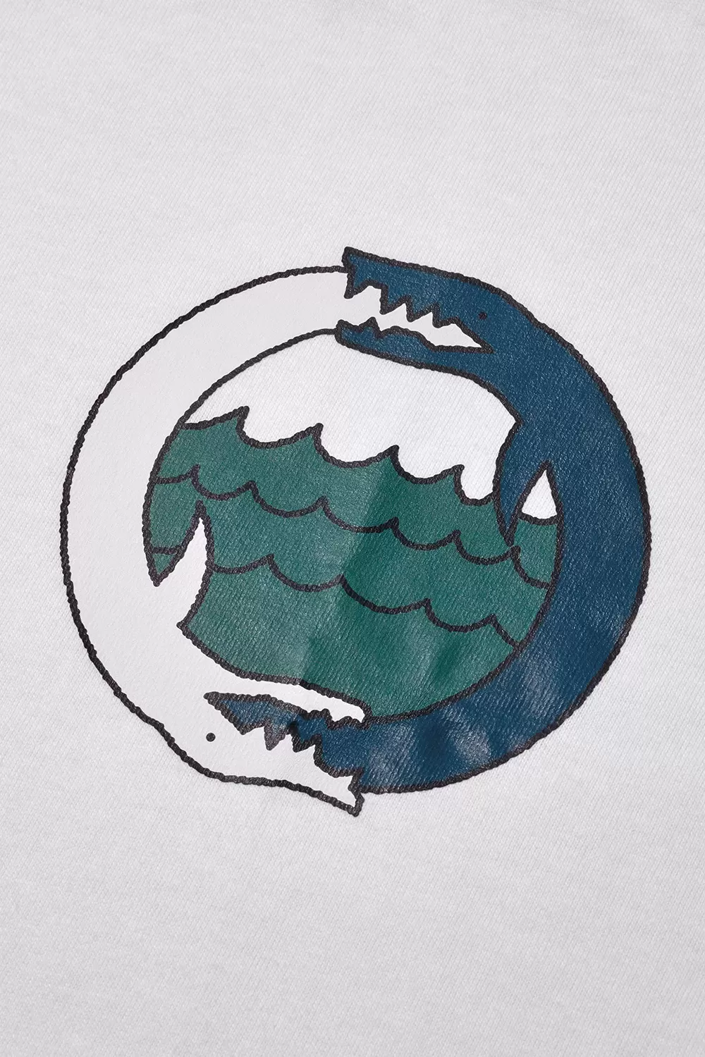 ダイナソーグラフィックプリントTシャツ